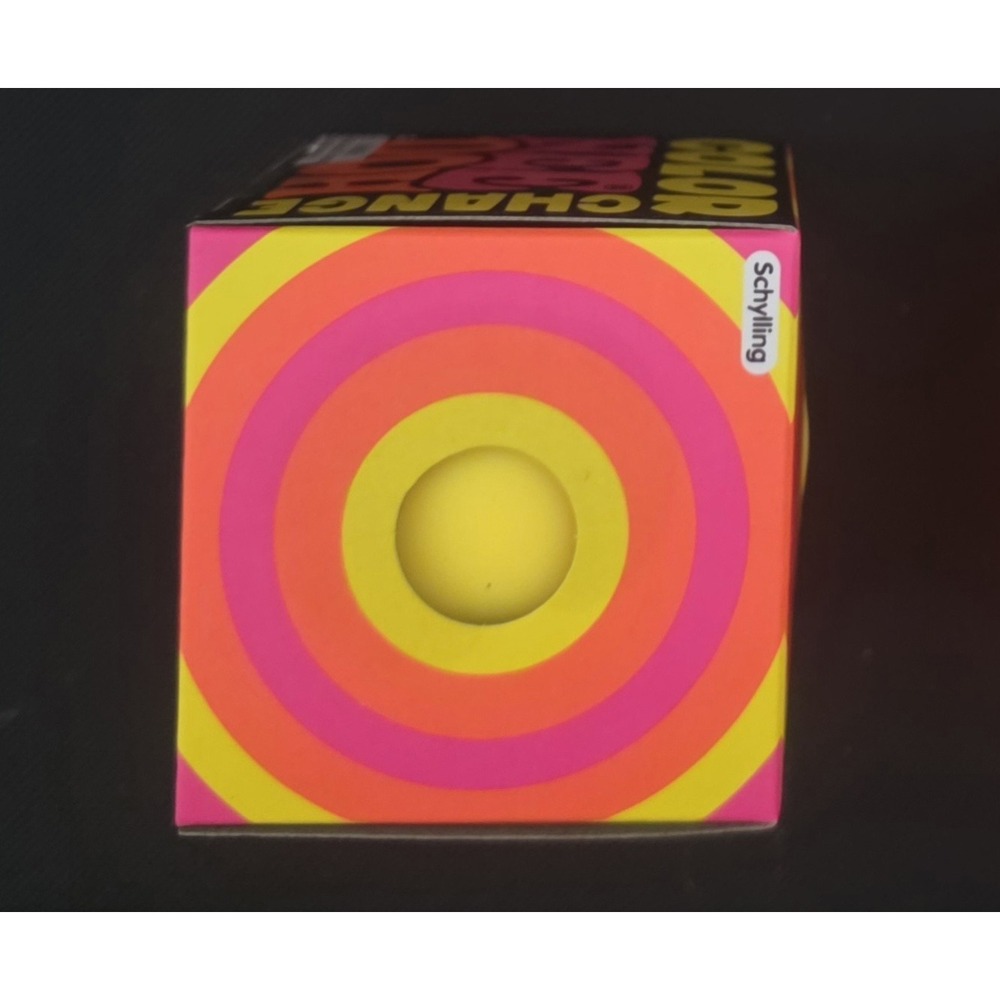 Nee Doh Color Change Squish Stress Ball The Groovy Glob, Yellow Fast Ship SEALED